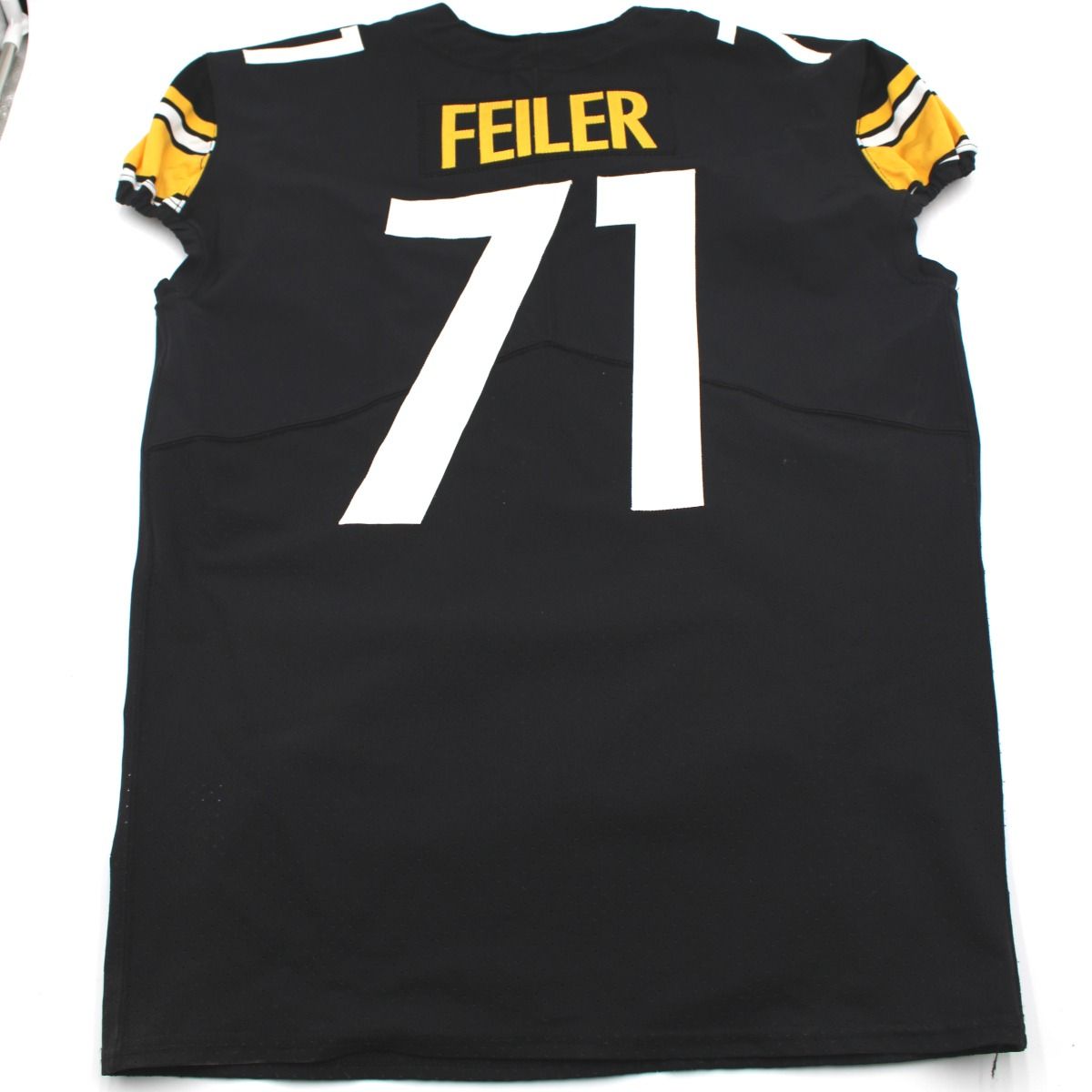 Pittsburgh Steelers #71 Matt Feiler 2019 Game Used Home Jersey 1 Pittsburgh Steelers #71 Matt Feiler 2019 Game Used Home Jersey