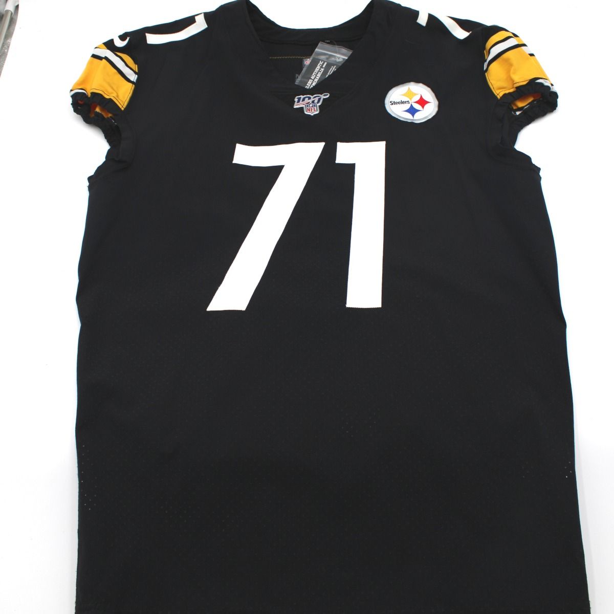 Pittsburgh Steelers #71 Matt Feiler 2019 Game Used Home Jersey 2 Pittsburgh Steelers #71 Matt Feiler 2019 Game Used Home Jersey