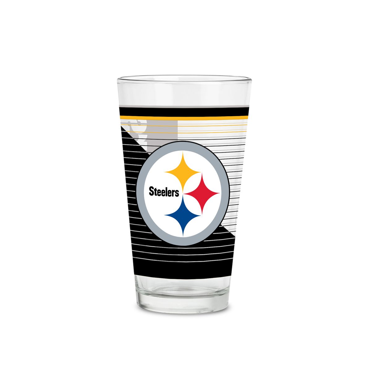 Pittsburgh Steelers 16oz Color Logo Pint Glass