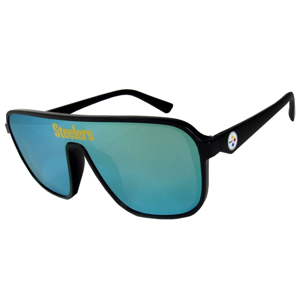 Pittsburgh Steelers Shield Aviator Sunglasses 1 Pittsburgh Steelers Shield Aviator Sunglasses