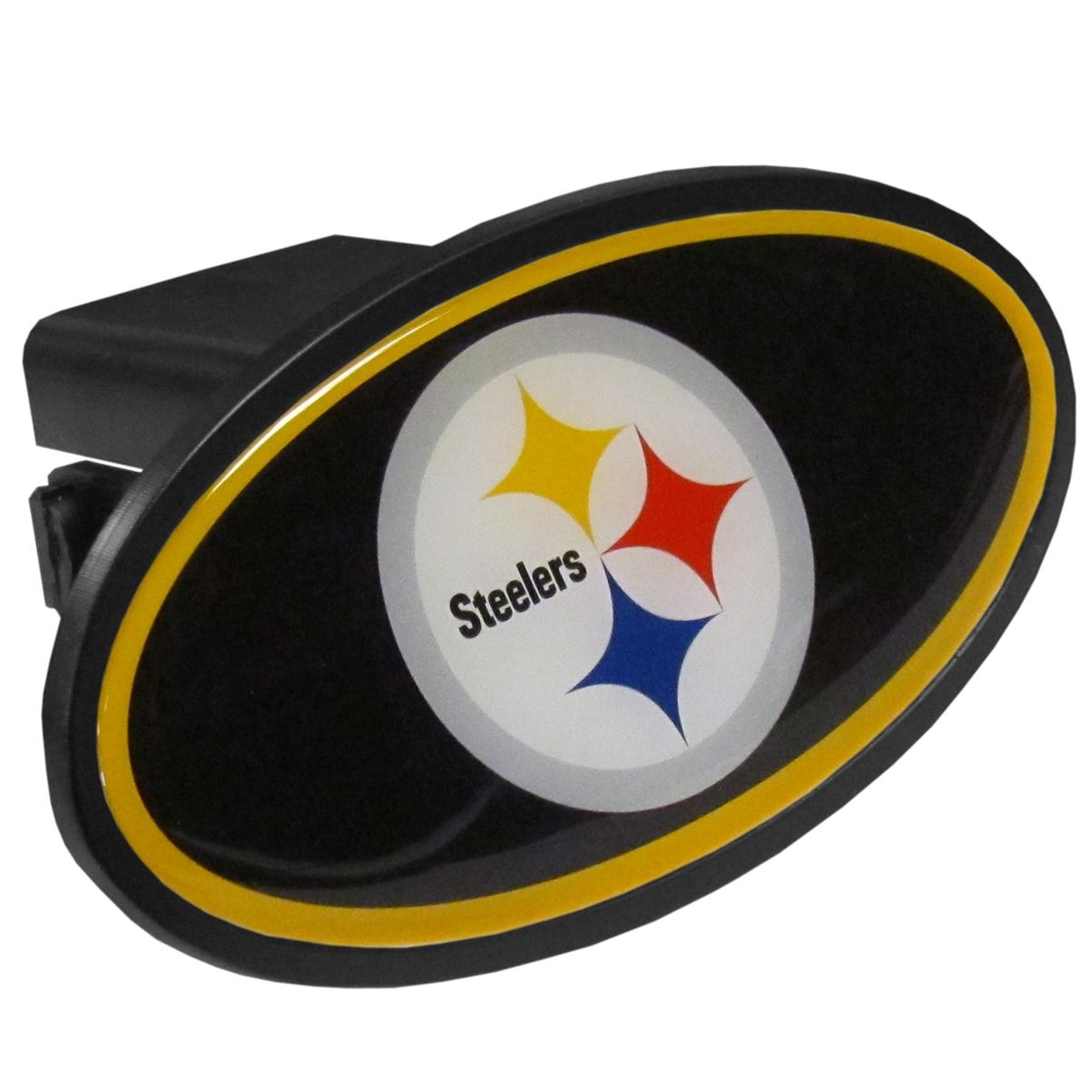 Pittsburgh Steelers Oval Plastic Logo Hitch Cover 2 Pittsburgh Steelers Oval Plastic Logo Hitch Cover