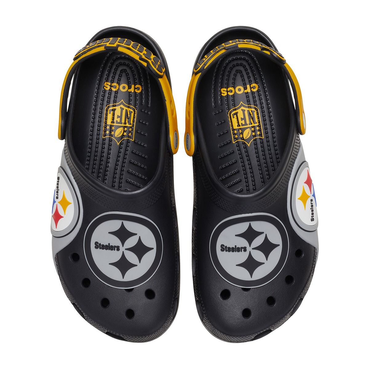 Pittsburgh Steelers Adult Crocs Refresh Clog
