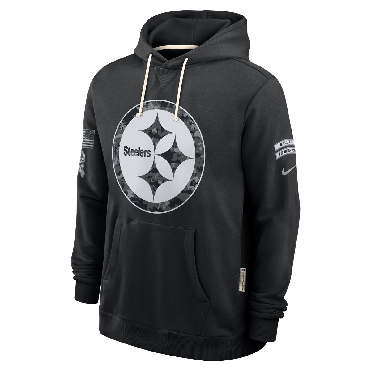 Pittsburgh Steelers Men's Nike Salute to Service Standard Issue Pullover Hoodie 1 Pittsburgh Steelers Men's Nike Salute to Service Standard Issue Pullover Hoodie