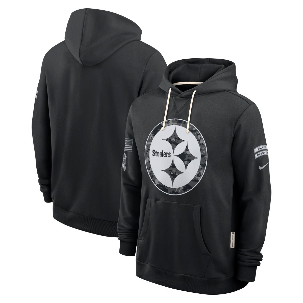 Pittsburgh Steelers Men's Nike Salute to Service Standard Issue Pullover Hoodie 3 Pittsburgh Steelers Men's Nike Salute to Service Standard Issue Pullover Hoodie