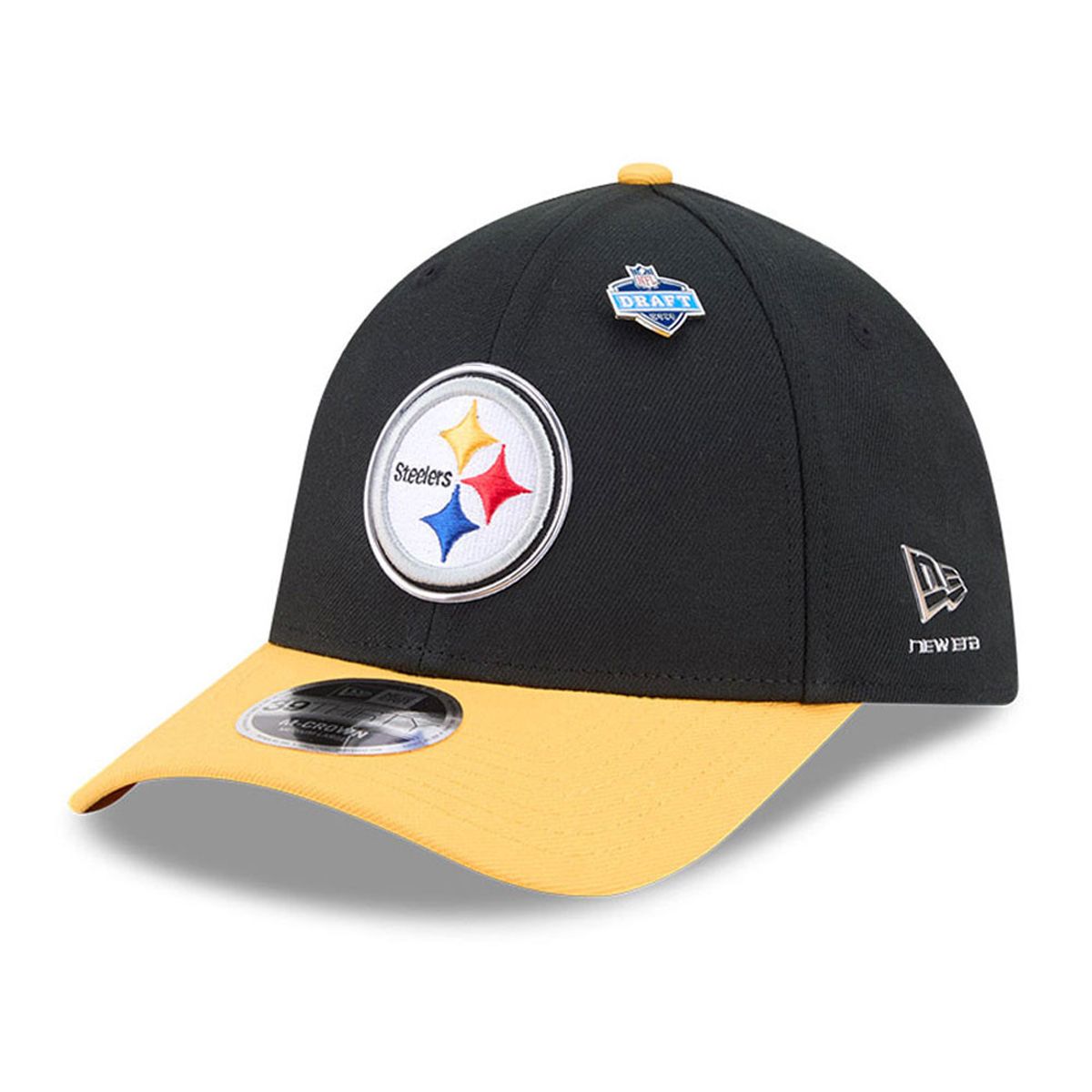 Pittsburgh Steelers New Era Hat 39THIRTY Draft Hat