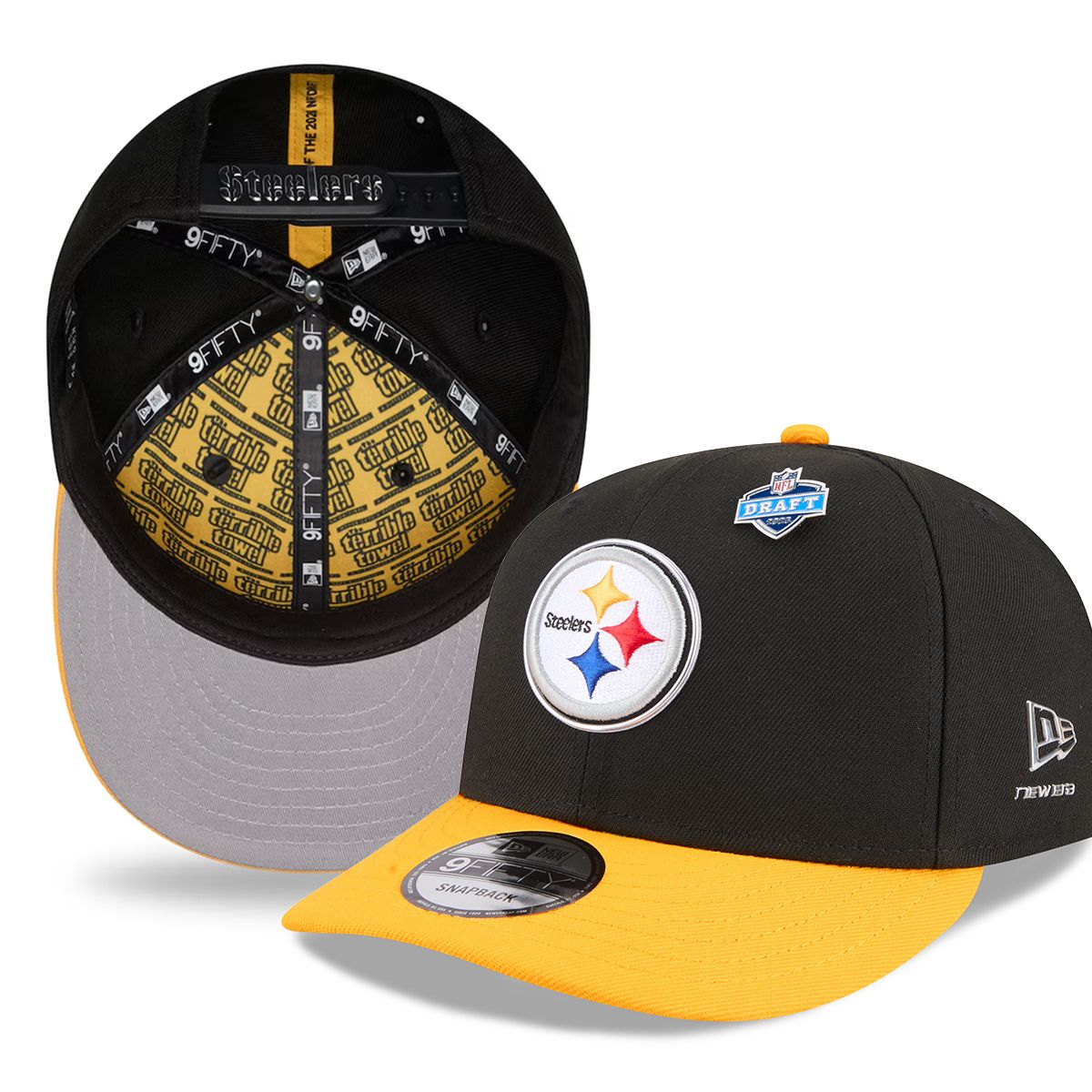 Pittsburgh Steelers New Era 9FIFTY Draft Hat 1 Pittsburgh Steelers New Era 9FIFTY Draft Hat