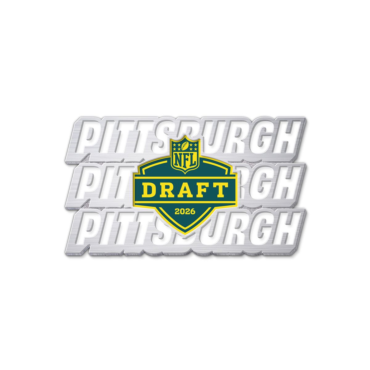 Pittsburgh Steelers North Shore Draft Pittsburgh Lapel Pin