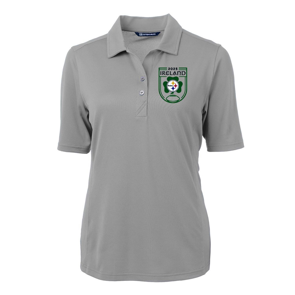 Pittsburgh Steelers Women's Cutter & Buck Ireland Virtue Polo