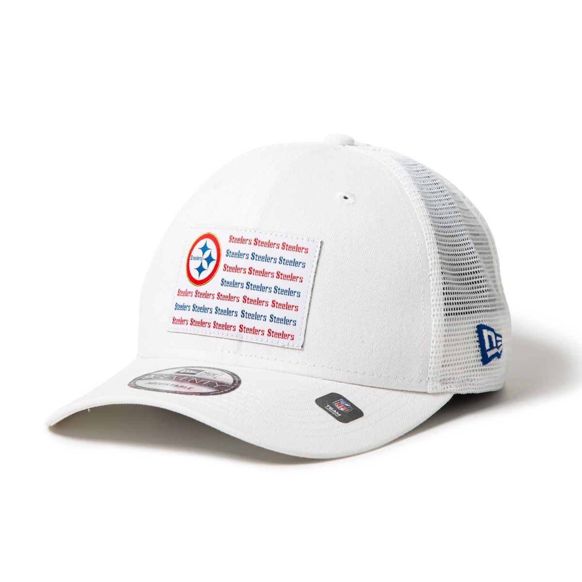 Pittsburgh Steelers New Era 9SEVENTY Logo Flag America 250 Trucker Hat 3 Pittsburgh Steelers New Era 9SEVENTY Logo Flag America 250 Trucker Hat
