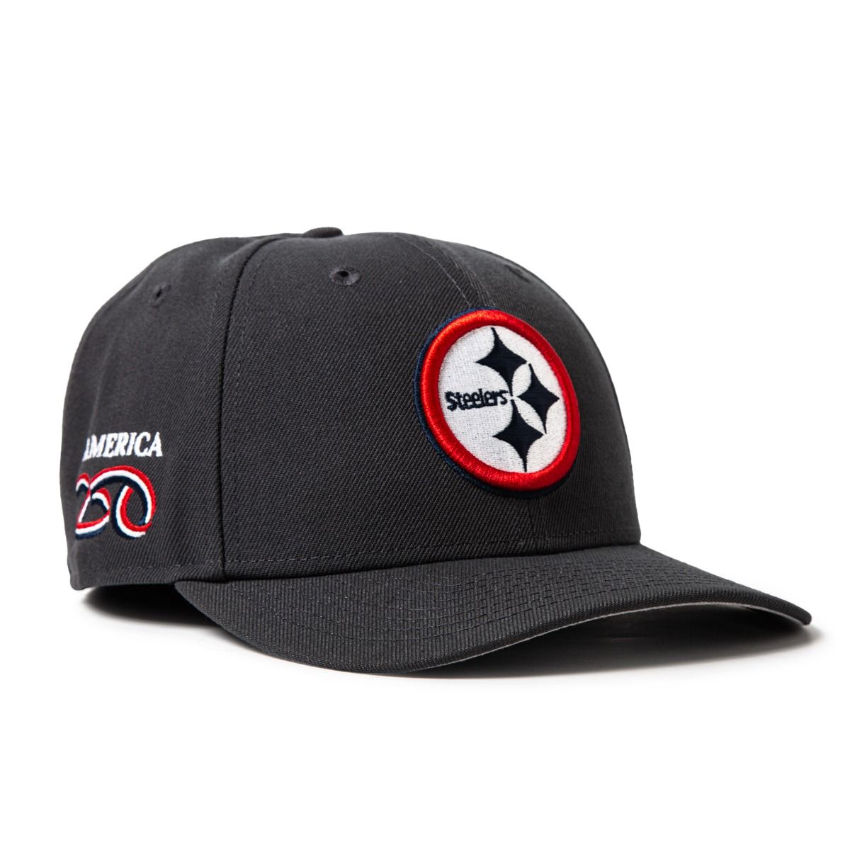 Pittsburgh Steelers New Era 9FORTY M Crown America 250 Hat 11 Pittsburgh Steelers New Era 9FORTY M Crown America 250 Hat