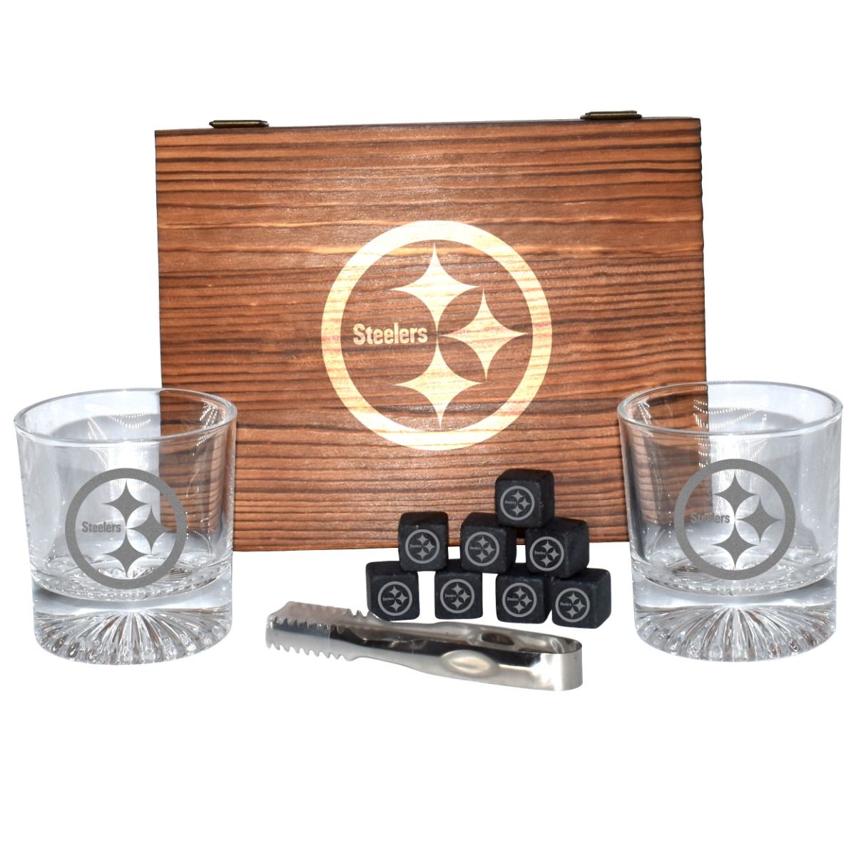 Pittsburgh Steelers Rocks Glass Set 2 Pittsburgh Steelers Rocks Glass Set