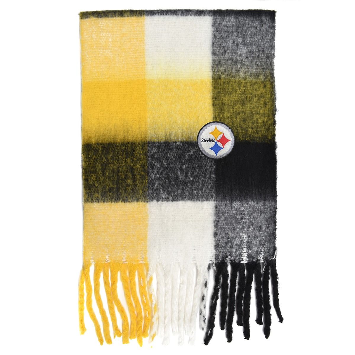 Pittsburgh Steelers Super Soft Plaid Scarf