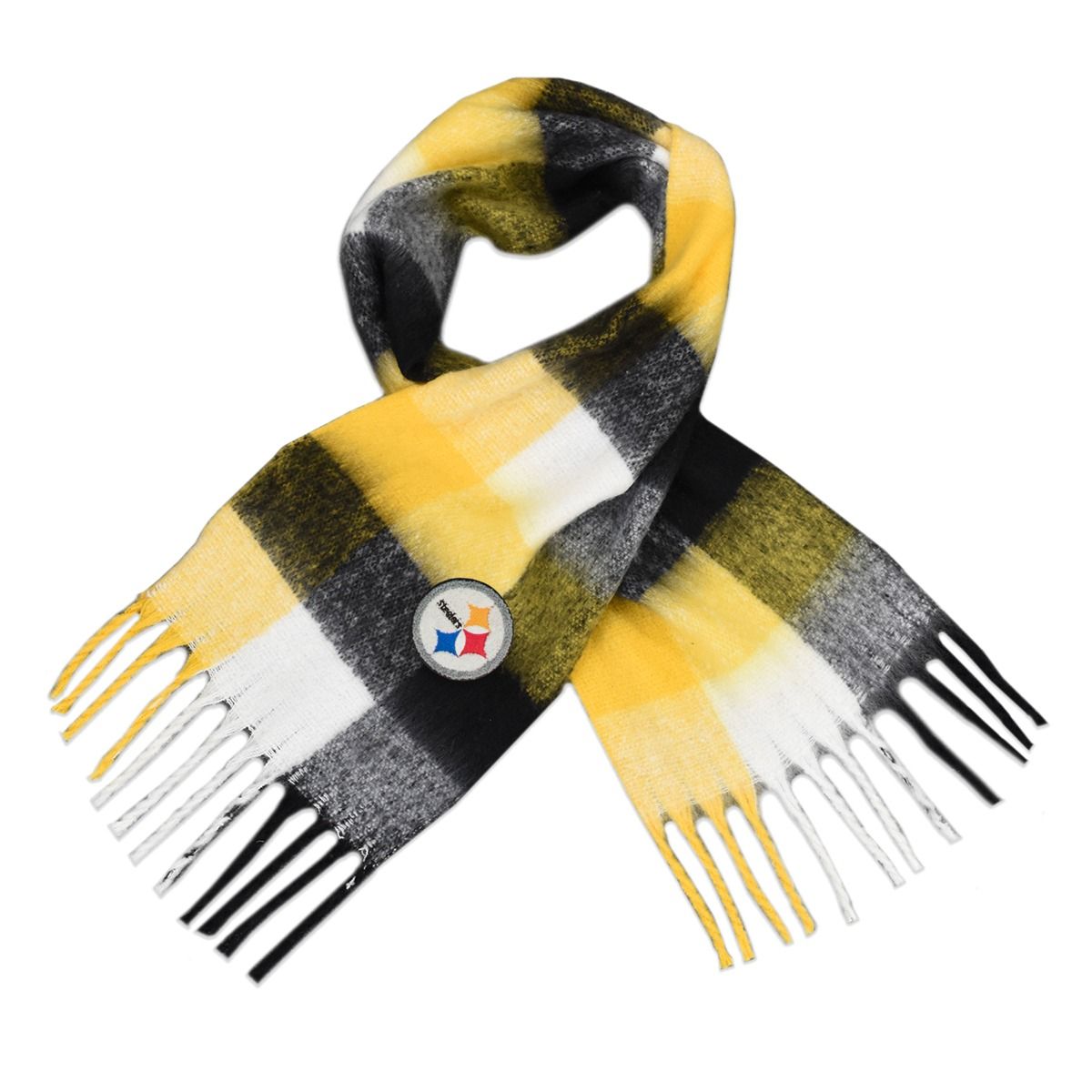 Pittsburgh Steelers Super Soft Plaid Scarf