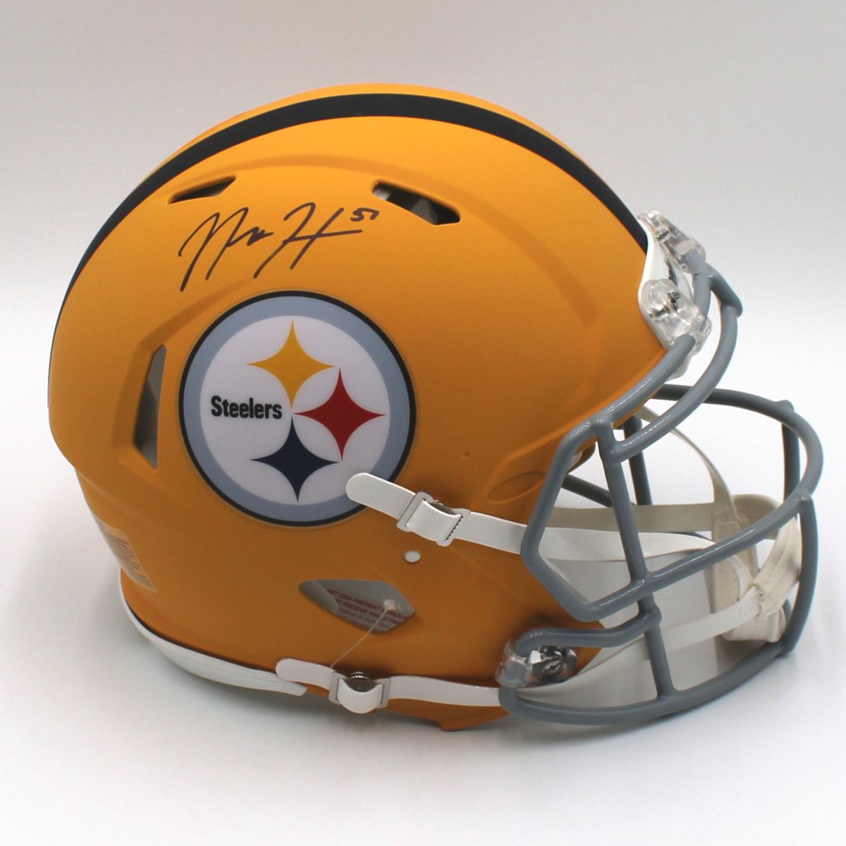 Pittsburgh Steelers #51 Nick Herbig Autographed Riddell Authentic 1933 Legacy Full-Size Helmet