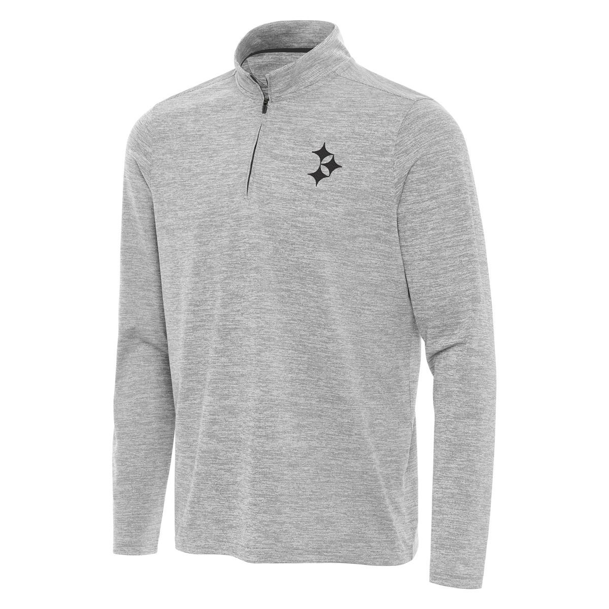 Pittsburgh Steelers Men's Antigua Hypocycloid Endless Jacquard 1/4 Zip