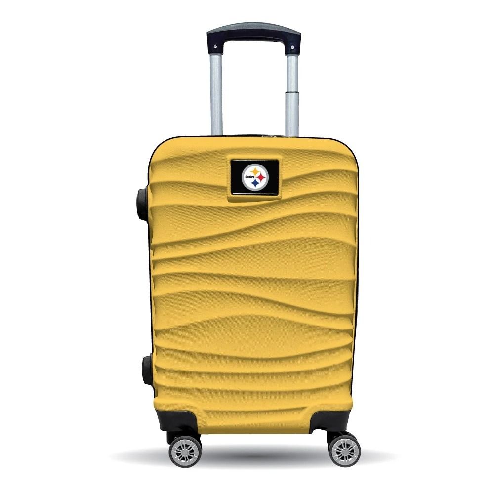 Pittsburgh Steelers 21" Color Blitz Hard-Shell Yellow Carry-On Spinner Luggage