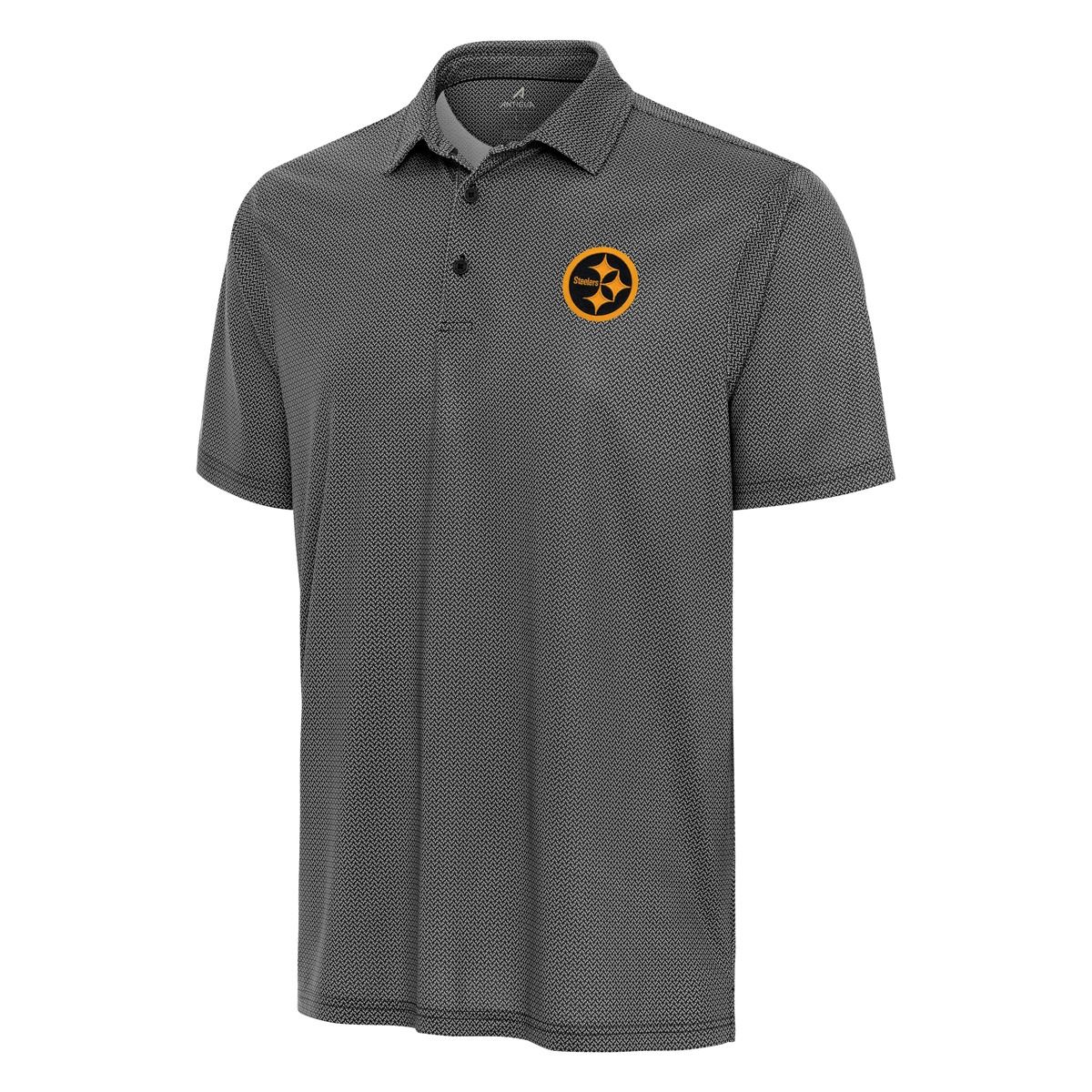 Pittsburgh Steelers Men's Antigua Trickle Color Rush Polo