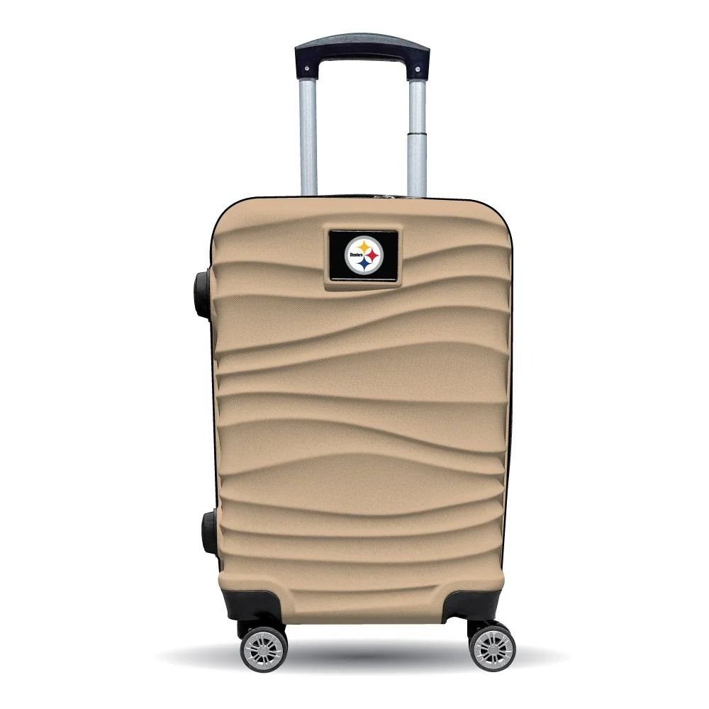 Pittsburgh Steelers 21" Color Blitz Hard-Shell Tan Carry-On Spinner Luggage 17 Pittsburgh Steelers 21" Color Blitz Hard-Shell Tan Carry-On Spinner Luggage