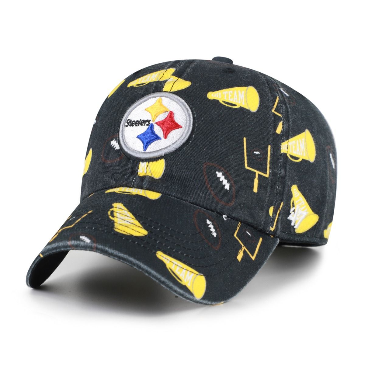 Pittsburgh Steelers Youth '47 Brand Stomping Ground Clean Up Hat