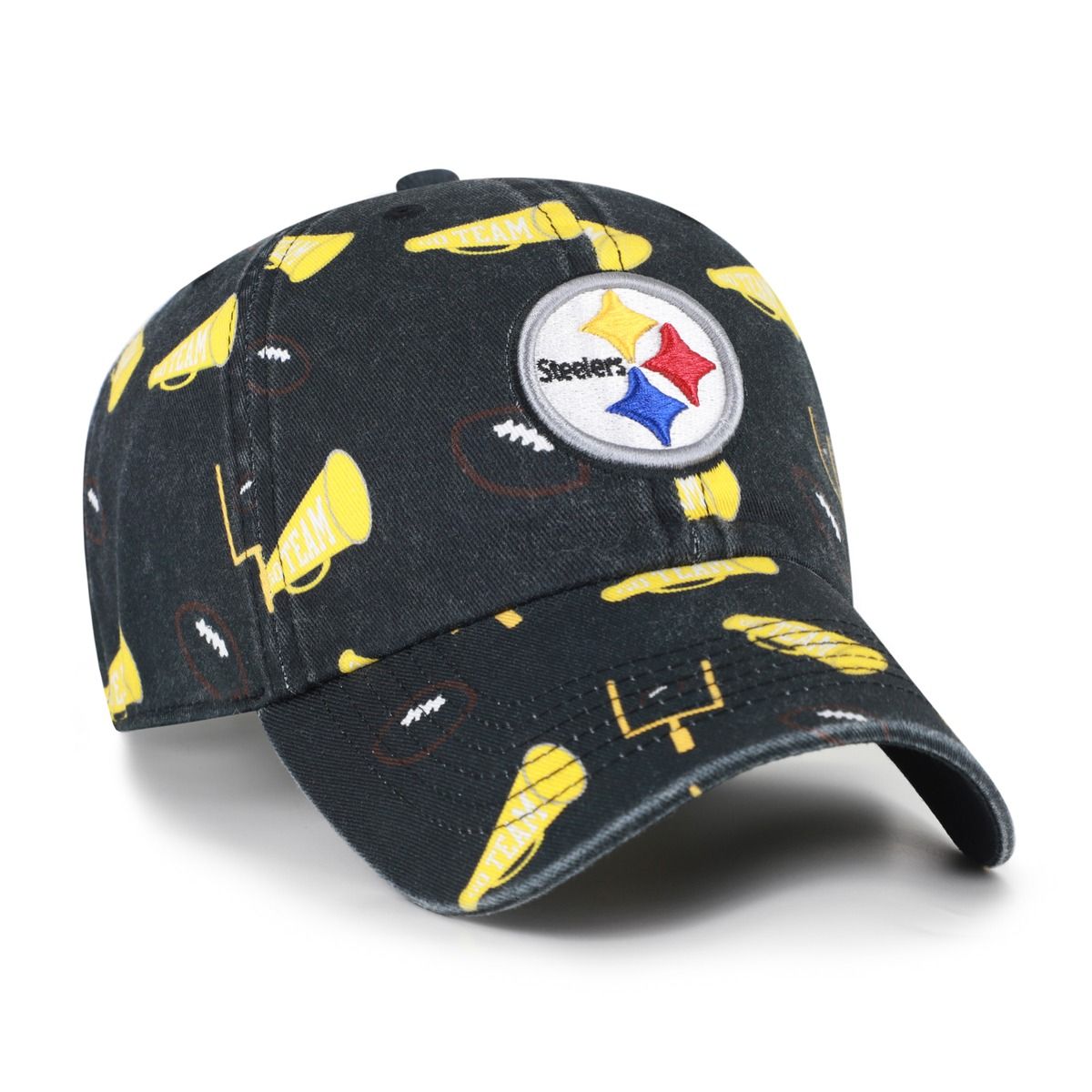 Pittsburgh Steelers Youth '47 Brand Stomping Ground Clean Up Hat