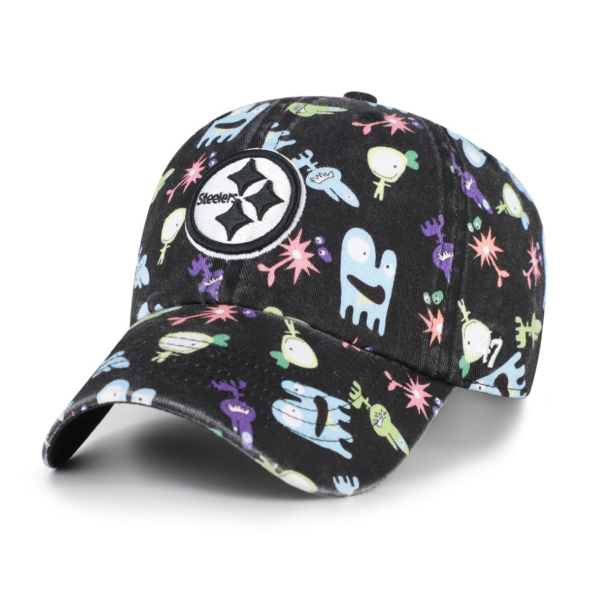 Pittsburgh Steelers Youth '47 Brand Space Critters Clean Up Hat