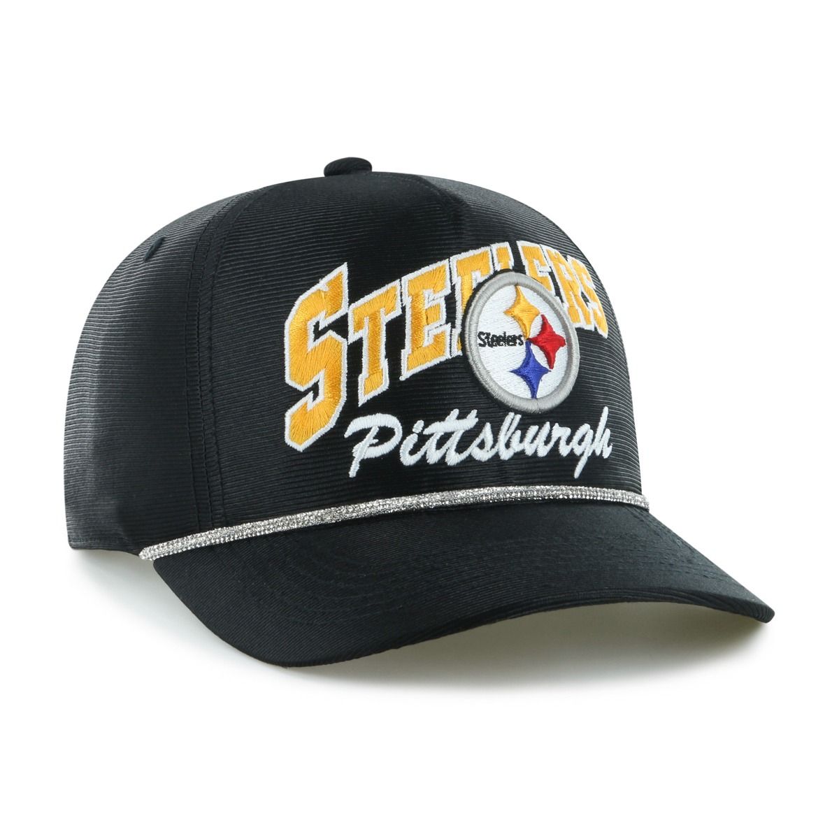 Pittsburgh Steelers Women's '47 Brand Hitch Trendy Glitter Hat