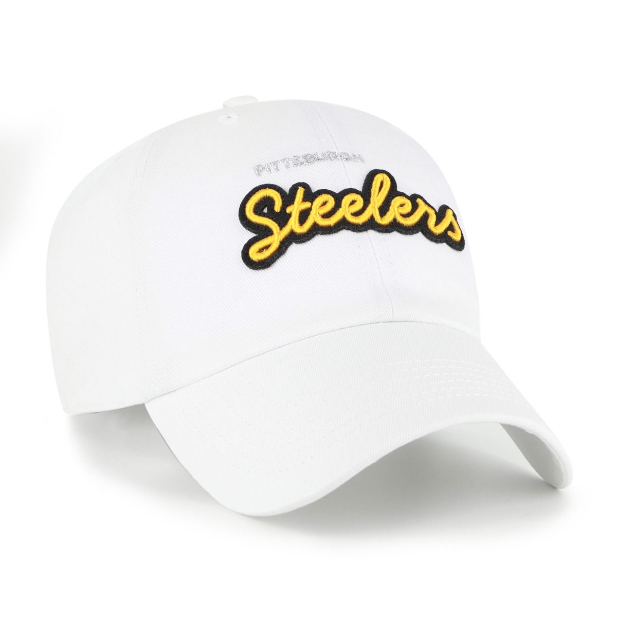 Pittsburgh Steelers Women's '47 Brand Script Clean Up Hat 2 Pittsburgh Steelers Women's '47 Brand Script Clean Up Hat