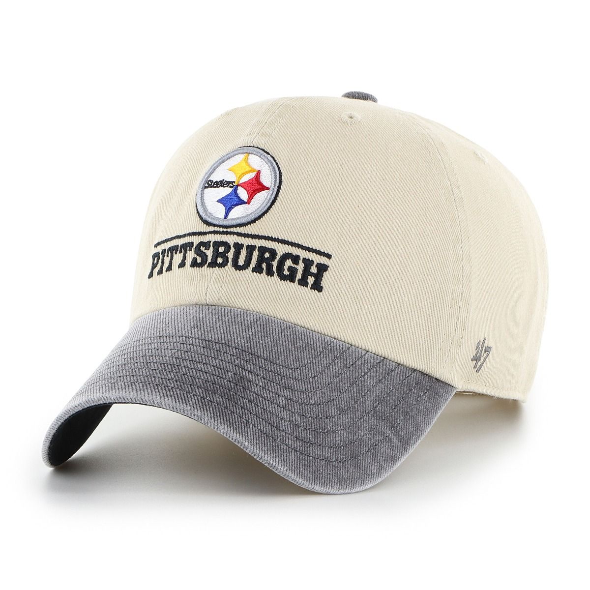 Pittsburgh Steelers '47 Brand Logo Line Clean Up Hat