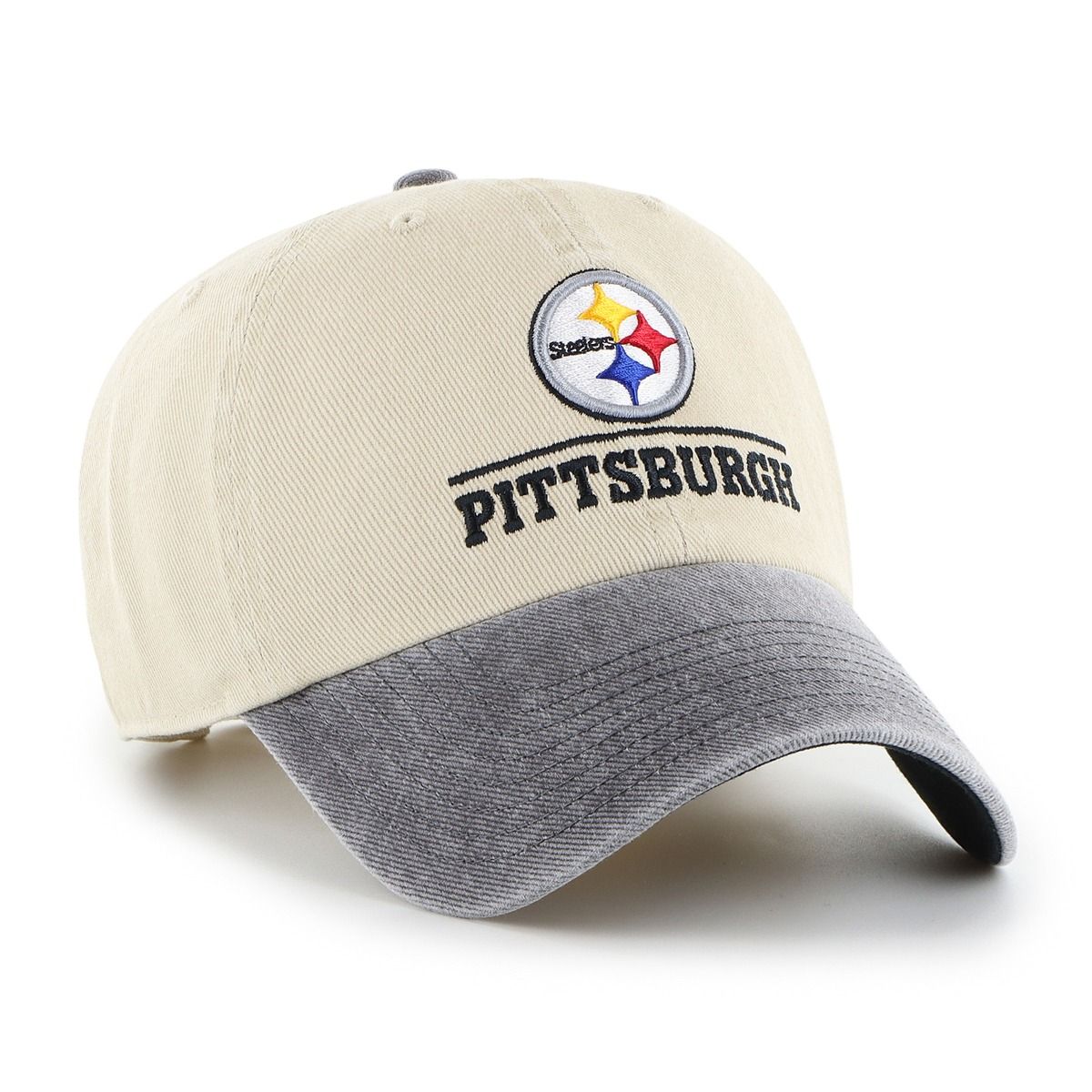 Pittsburgh Steelers '47 Brand Logo Line Clean Up Hat