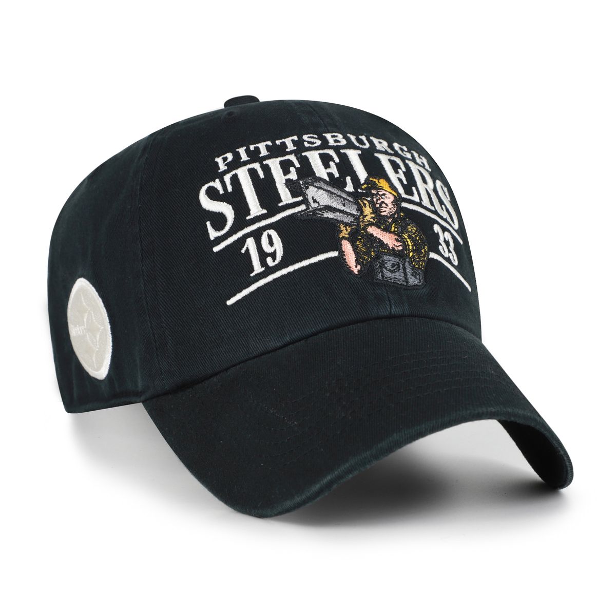 Pittsburgh Steelers '47 Brand Steel Worker Clean Up Hat