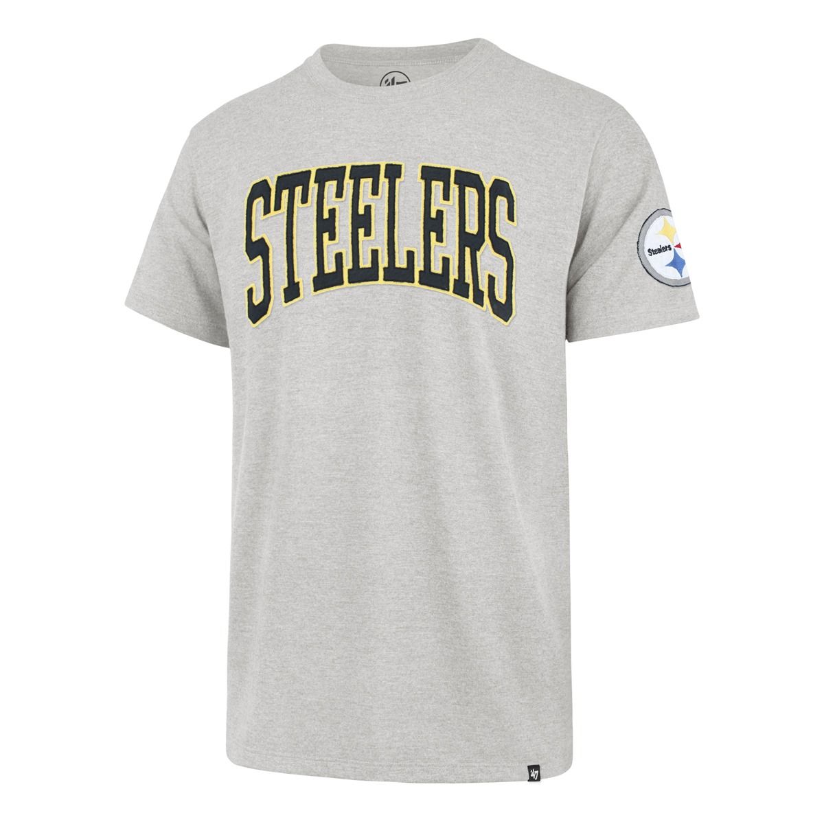 Pittsburgh Steelers Men's '47 Brand Clubhouse Ace Fieldhouse Short Sleeve T-Shirt 5 Pittsburgh Steelers Men's '47 Brand Clubhouse Ace Fieldhouse Short Sleeve T-Shirt