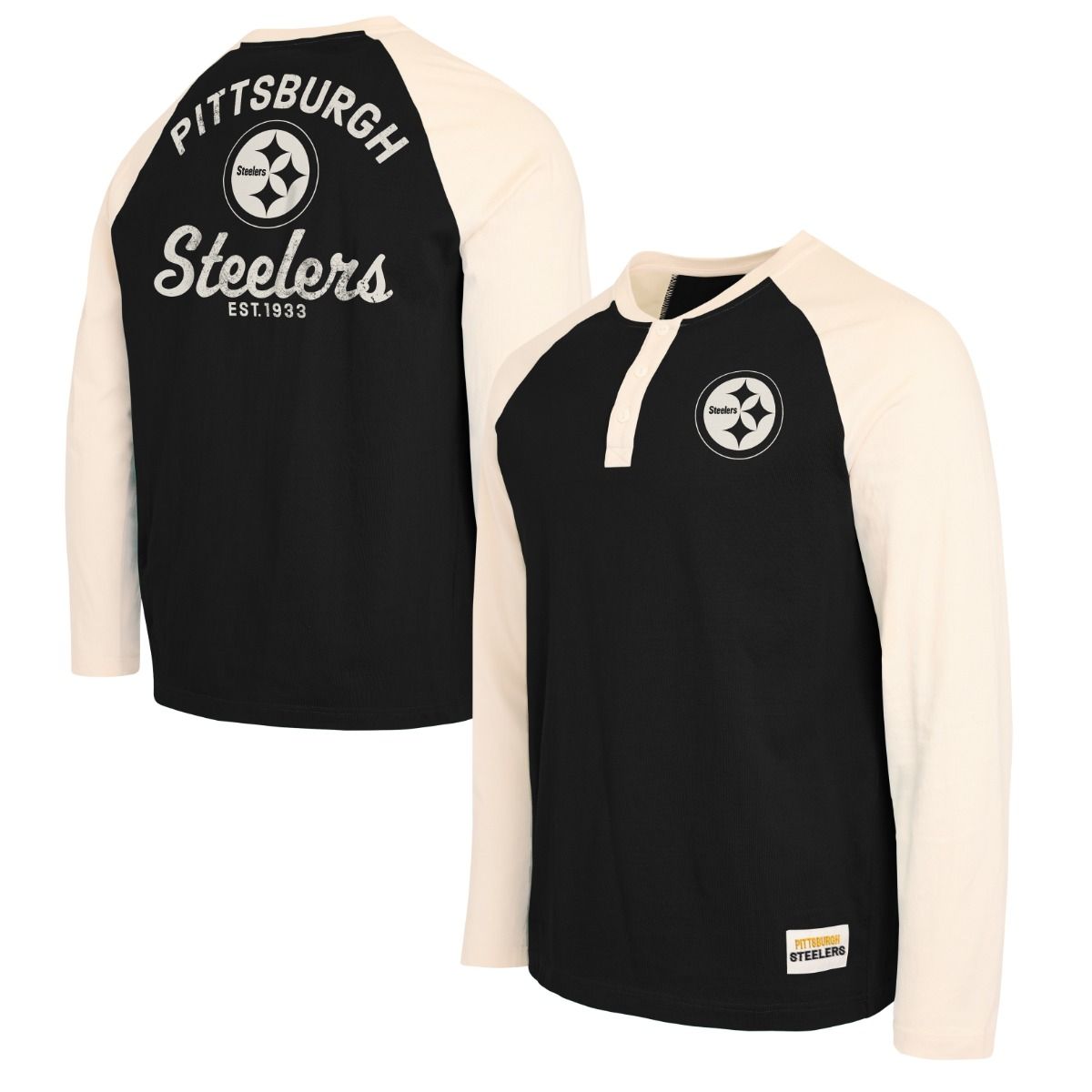 Pittsburgh Steelers Men's Darius Rucker Henley Long Sleeve T-Shirt