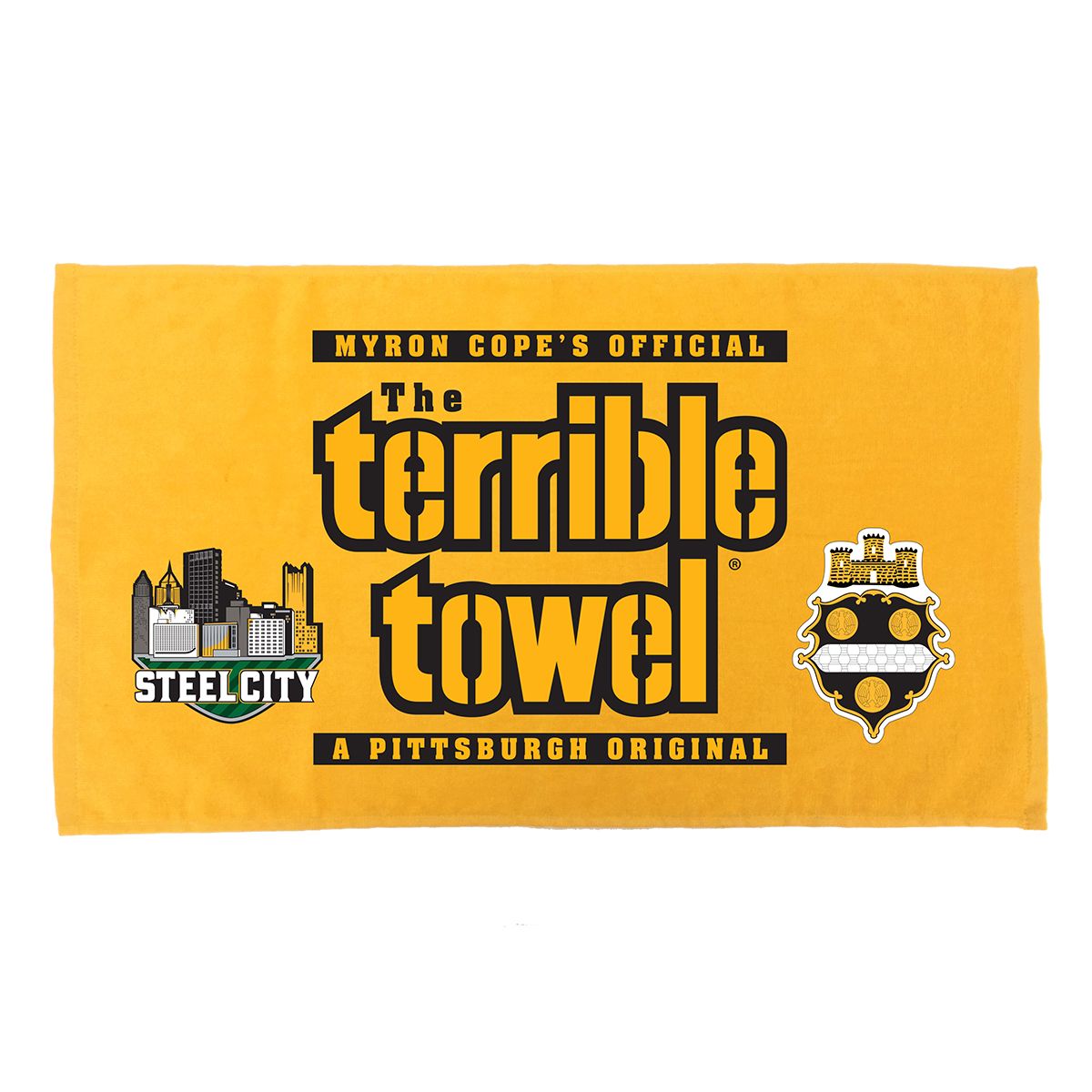 Pittsburgh Steelers Steel City Crest Terrible Towel® 1 Pittsburgh Steelers Steel City Crest Terrible Towel®