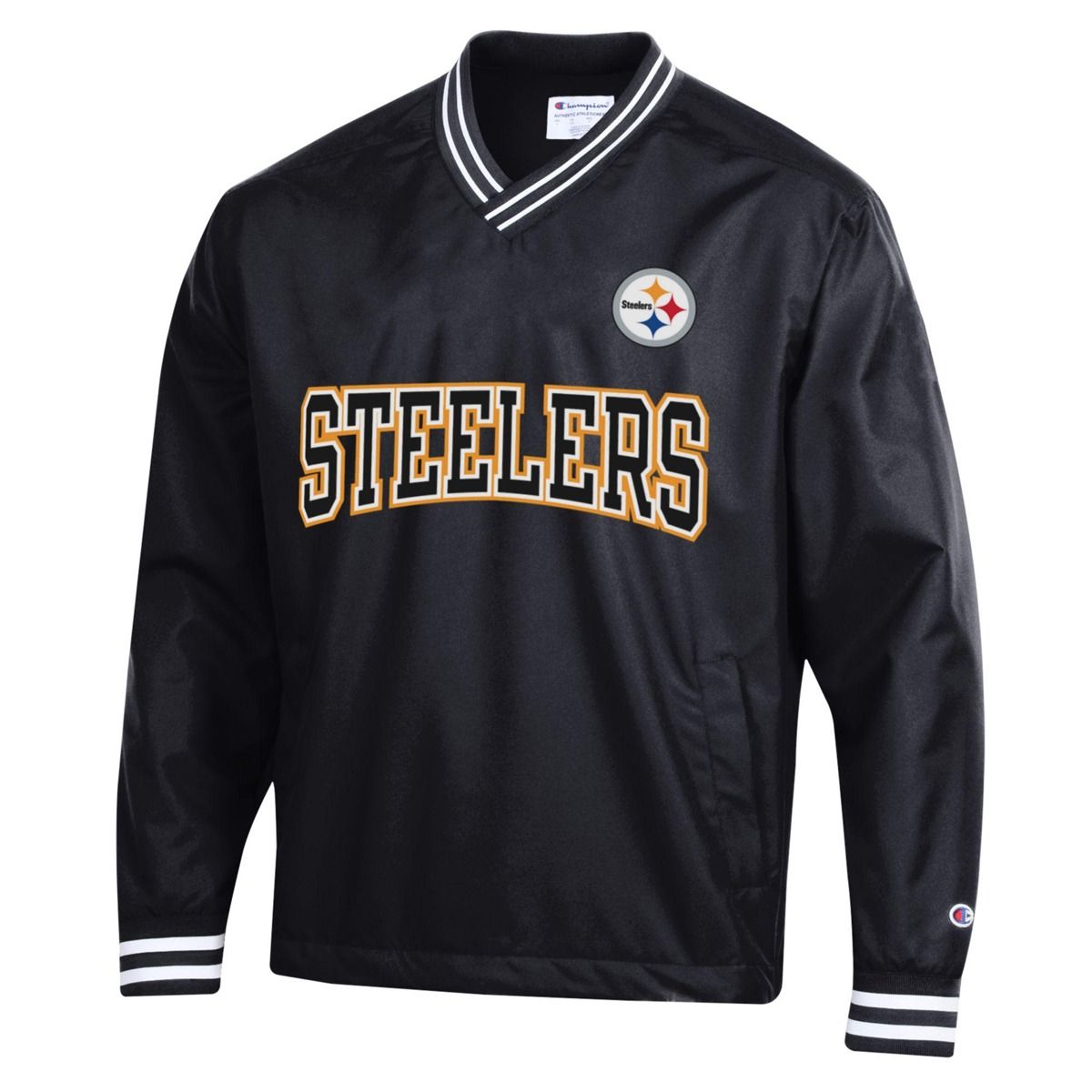 Pittsburgh Steelers Men's Champion Water Resistant Pullover Scout Jacket
