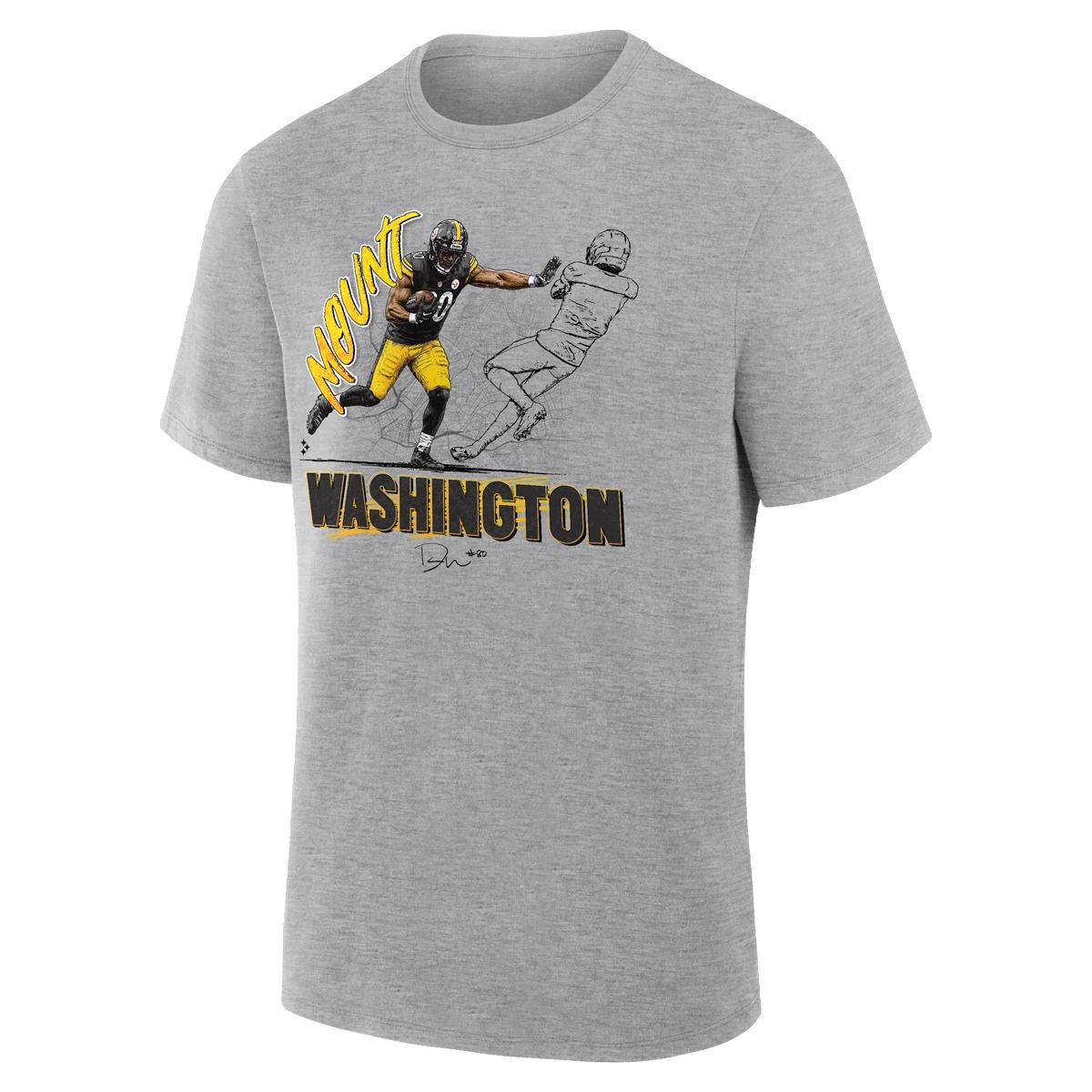Pittsburgh Steelers Men's Darnell Washington Player Short Sleeve T-Shirt 6 Pittsburgh Steelers Men's Darnell Washington Player Short Sleeve T-Shirt