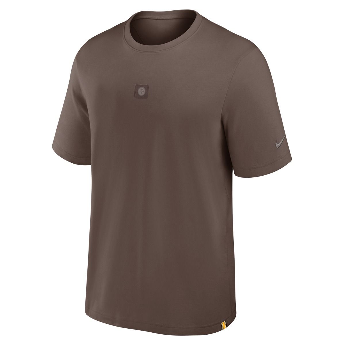 Pittsburgh Steelers Men's Nike Regarged Dri-FIT Brown Short Sleeve T-Shirt 2 Pittsburgh Steelers Men's Nike Regarged Dri-FIT Brown Short Sleeve T-Shirt