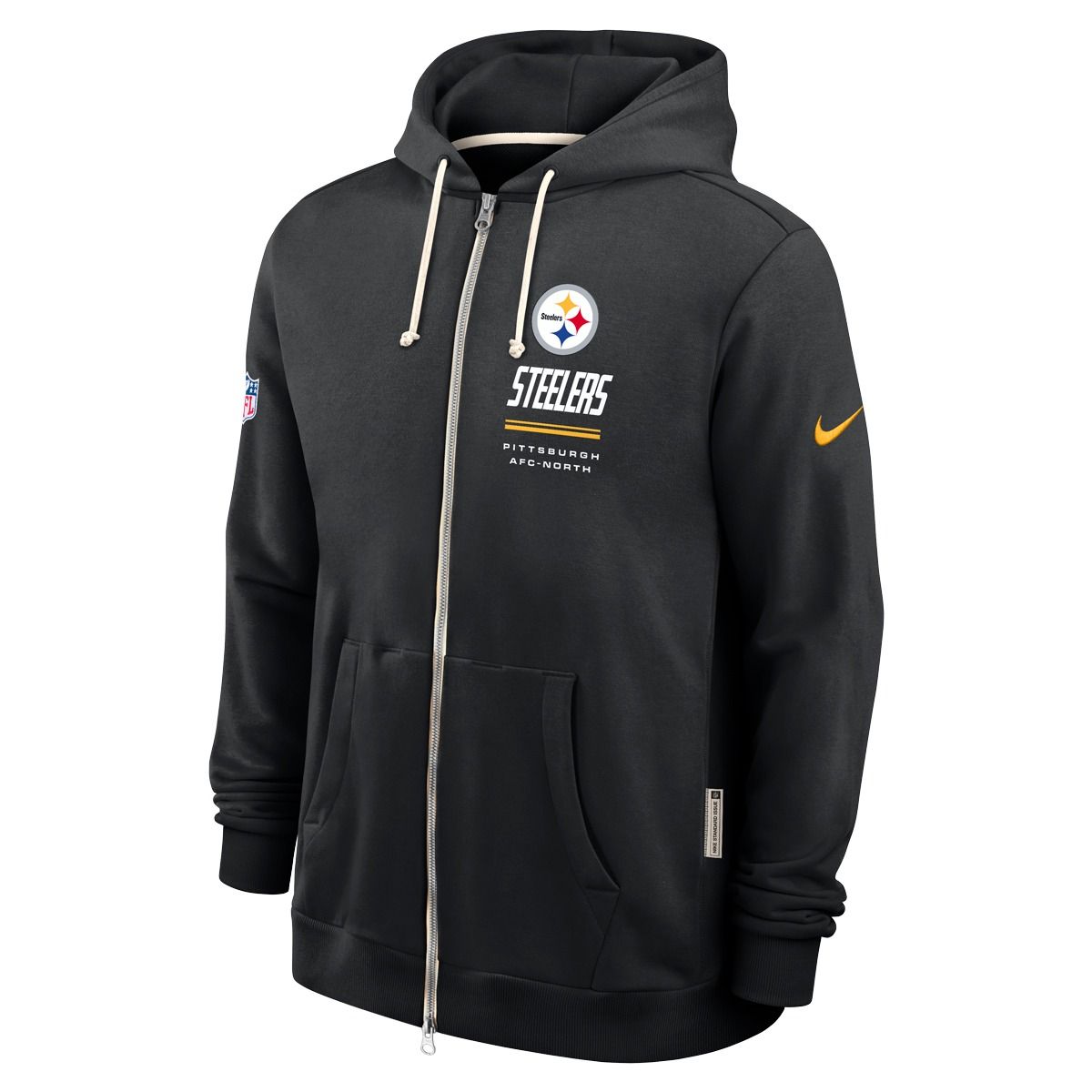Pittsburgh Steelers Men's Nike Standard Issue Sideline Full Zip Hoodie