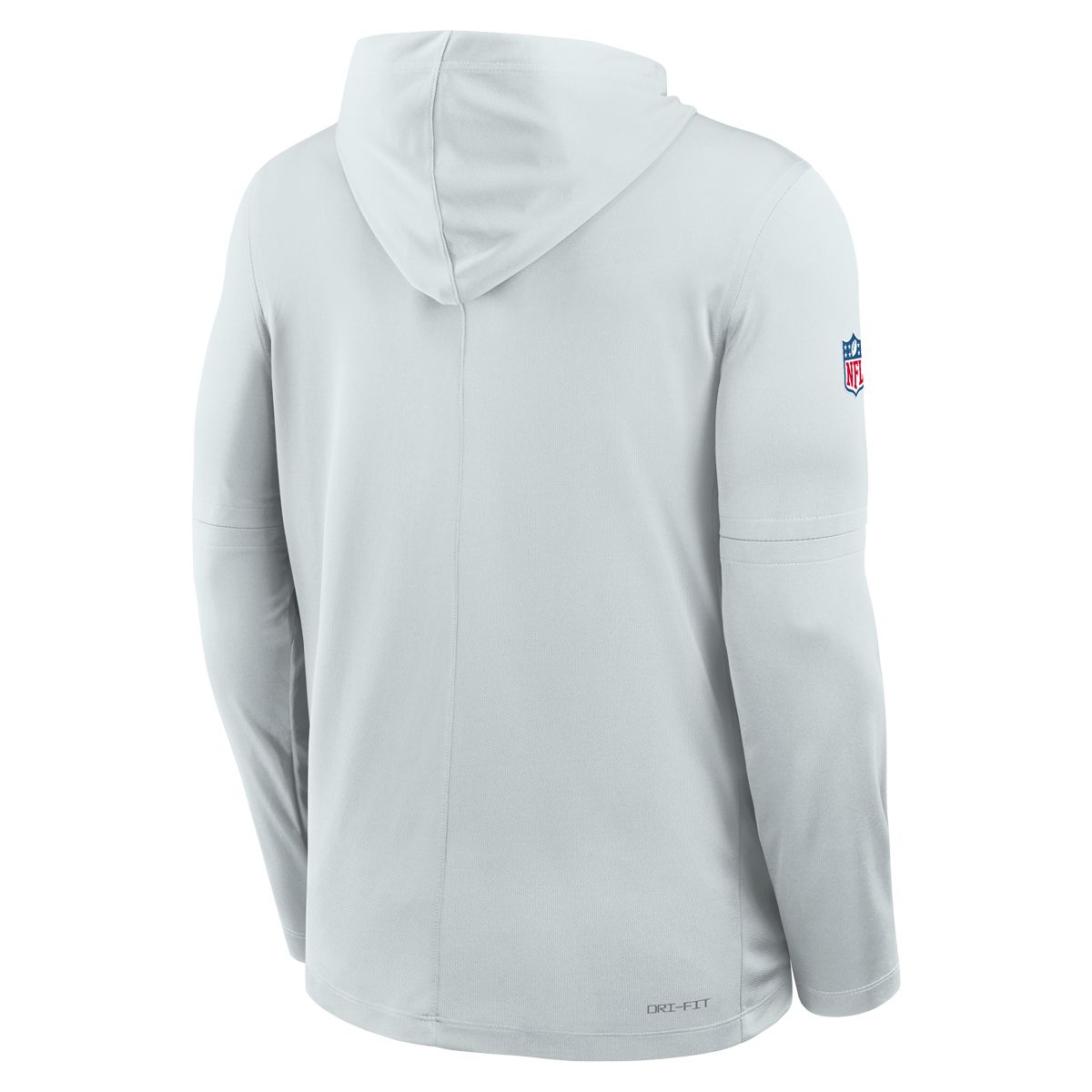 Pittsburgh Steelers Men's Nike Dri-FIT Light Grey Hooded Long Sleeve T-Shirt