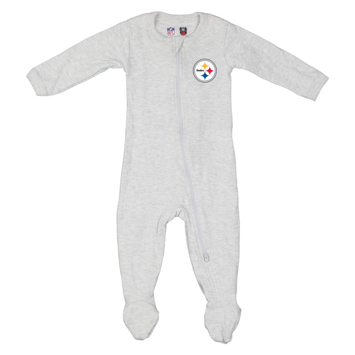 Pittsburgh Steelers Infant Jie Jie Zipper Footie