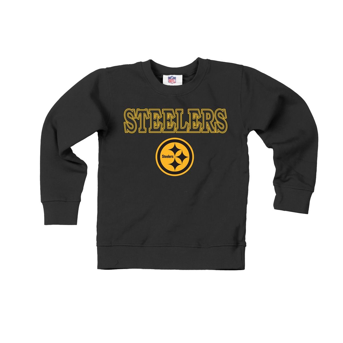 Pittsburgh Steelers Infant Outline Color Rush Crew Sweatshirt 2 Pittsburgh Steelers Infant Outline Color Rush Crew Sweatshirt