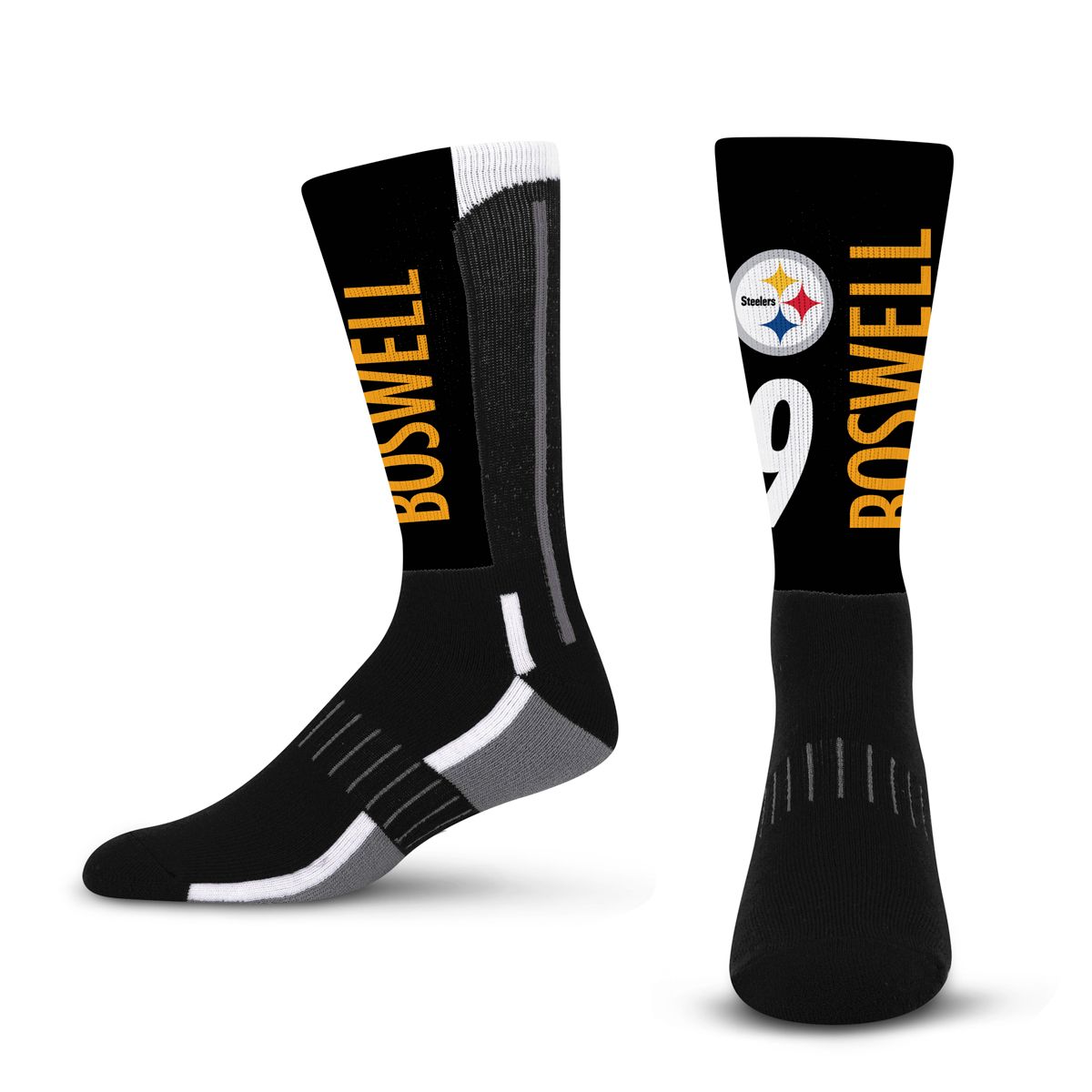 Pittsburgh Steelers Boswell #9 Phenom Curve Sock