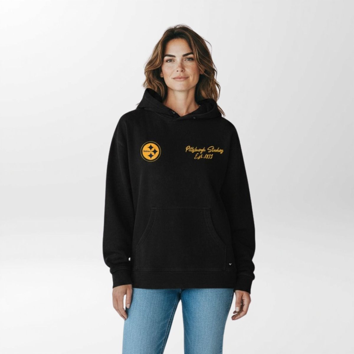 Pittsburgh Steelers Unisex Wild Collective Acid Wash Color Rush Pullover Fleece Hoodie 3 Pittsburgh Steelers Unisex Wild Collective Acid Wash Color Rush Pullover Fleece Hoodie