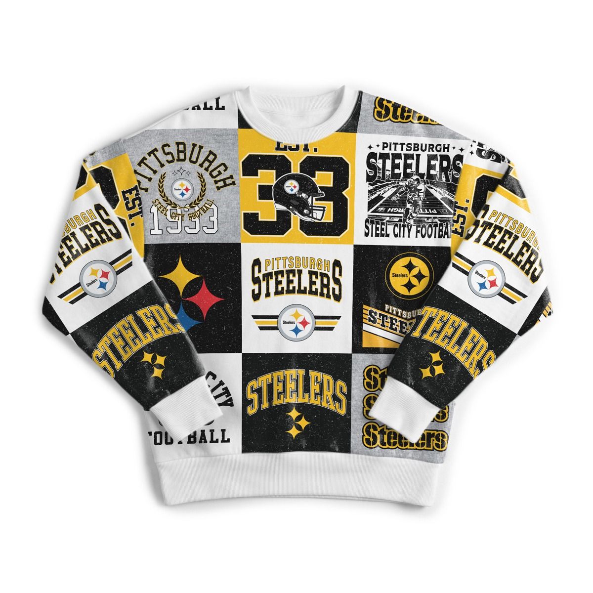 Pittsburgh Steelers Women's Gameday Couture Highlight Reel Crew Sweatshirt 11 Pittsburgh Steelers Women's Gameday Couture Highlight Reel Crew Sweatshirt