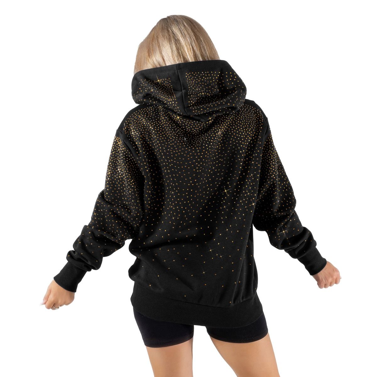 Pittsburgh Steelers Women's Gameday Couture Sunday Lights Studded Pullover Hoodie 2 Pittsburgh Steelers Women's Gameday Couture Sunday Lights Studded Pullover Hoodie