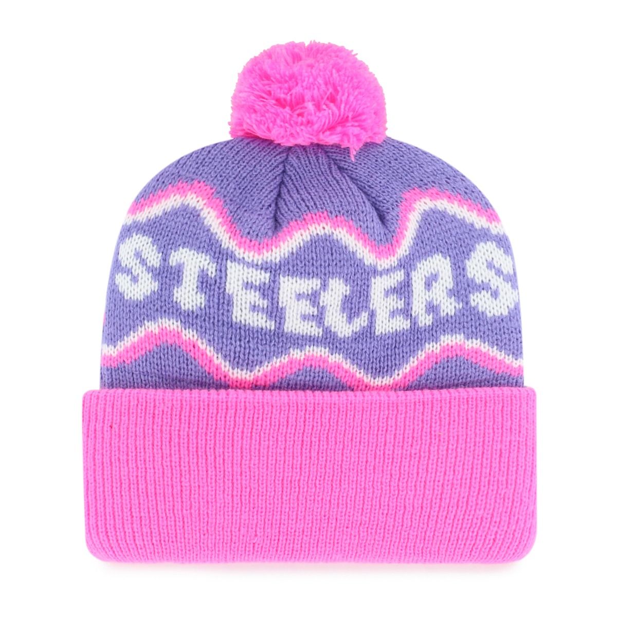 Pittsburgh Steelers Girl's '47 Brand Squiggle Script Knit Hat