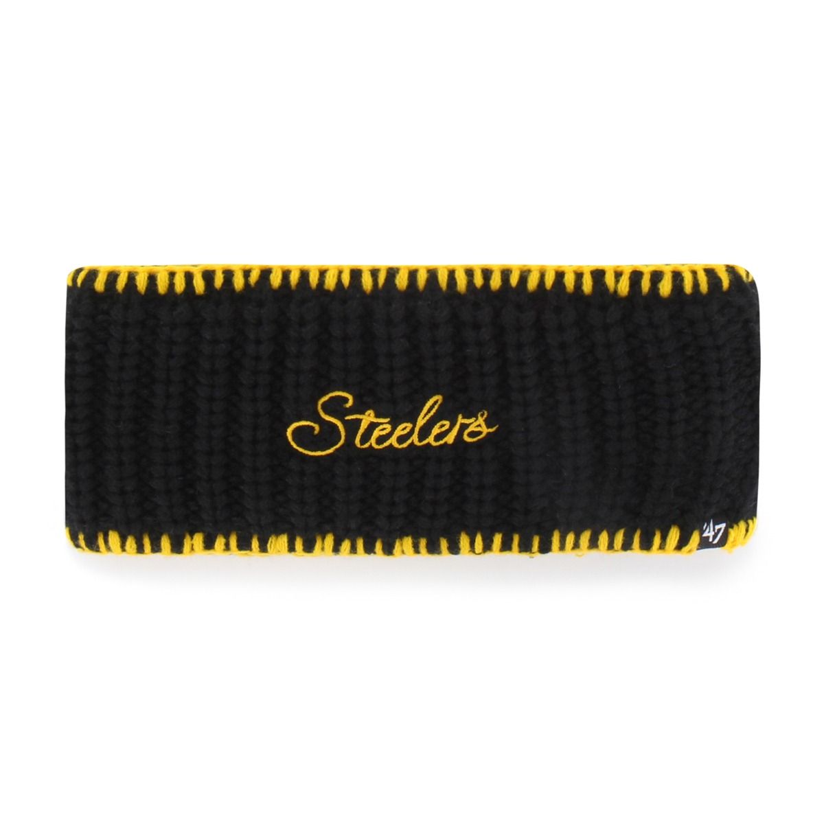 Pittsburgh Steelers Women's '47 Brand Blanket Stitch Knit Headband