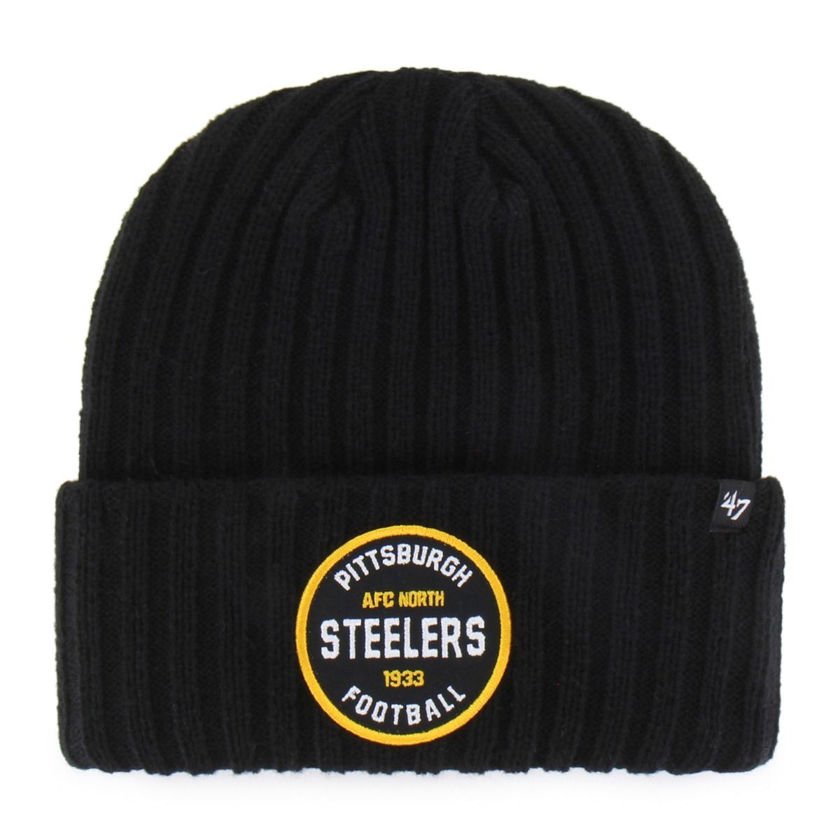 Pittsburgh Steelers '47 Brand Snowdrift Ribbed Knit Hat 1 Pittsburgh Steelers '47 Brand Snowdrift Ribbed Knit Hat