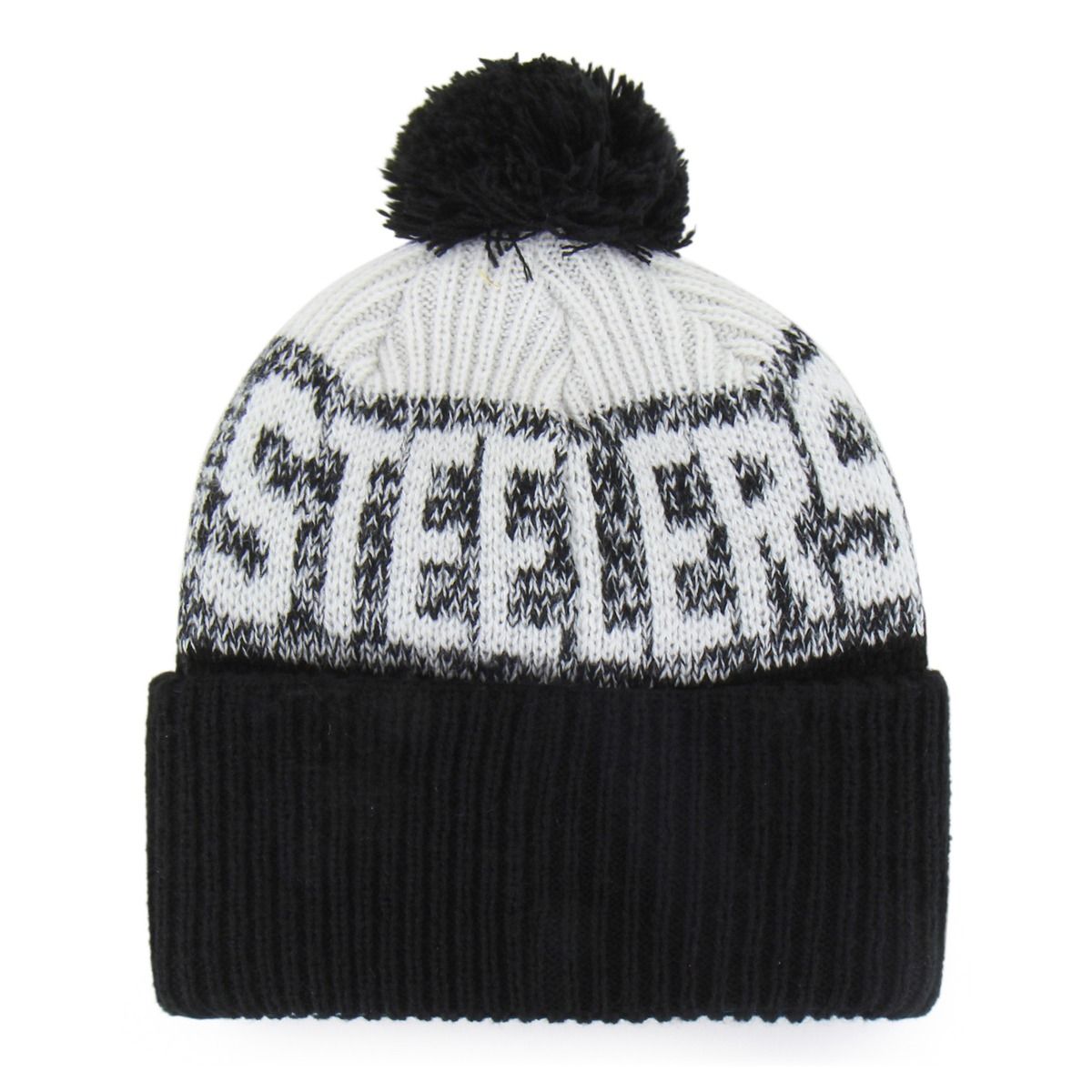 Pittsburgh Steelers '47 brand Primary Logo Bone Chill Knit Hat