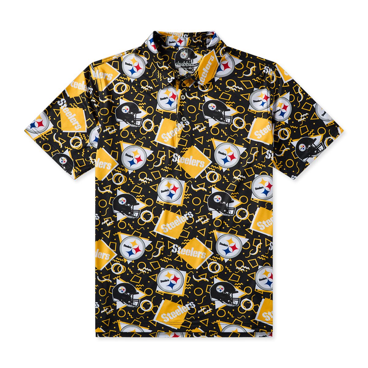 Pittsburgh Steelers Men's Chubbies The Game Day Fit Polo 5 Pittsburgh Steelers Men's Chubbies The Game Day Fit Polo