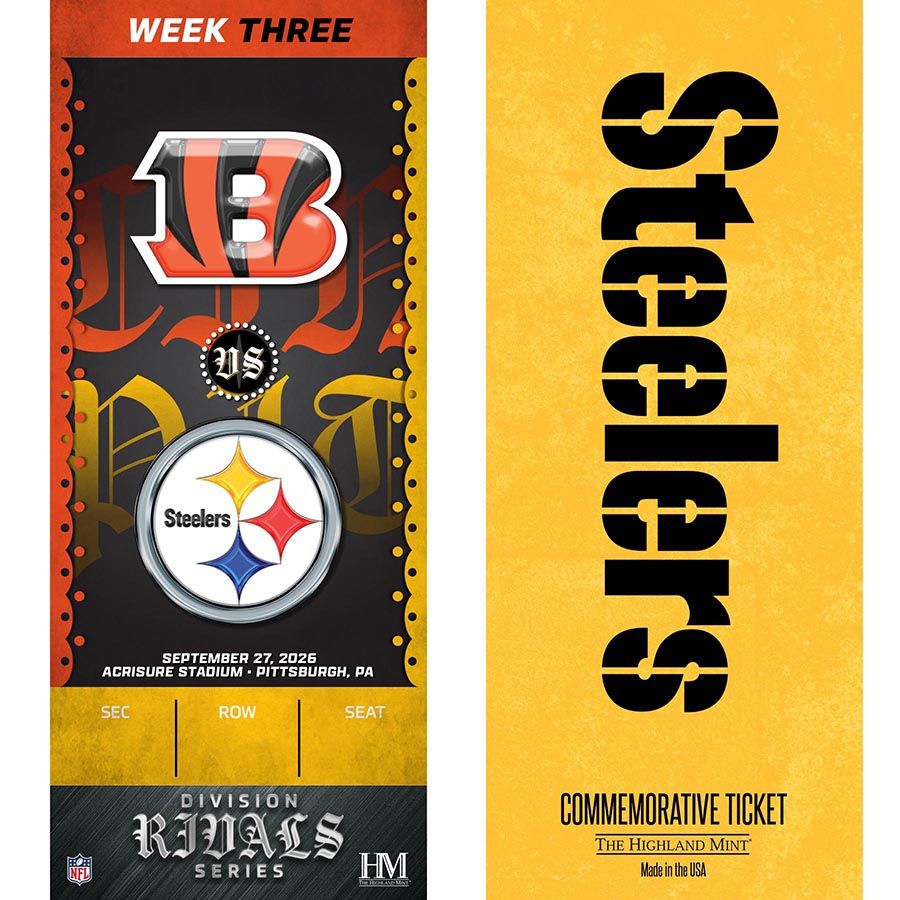 Pittsburgh Steelers vs. Cincinnati Bengals 9/27/26 Personalized Ticket of the Game